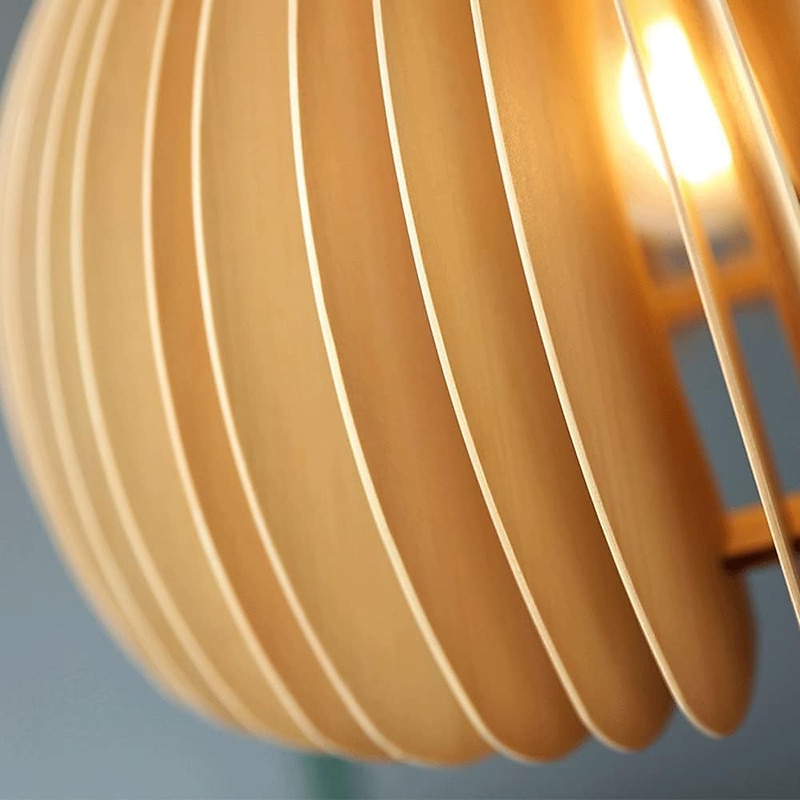 Creative Wooden Chandelier Rarmhouse Natural Wind Log Chandelier E27/E26 Base Ceiling Lighting Hanging Lamp Suitable for Study Coffee Shop Restaurant Rar  AC220V AC110V3