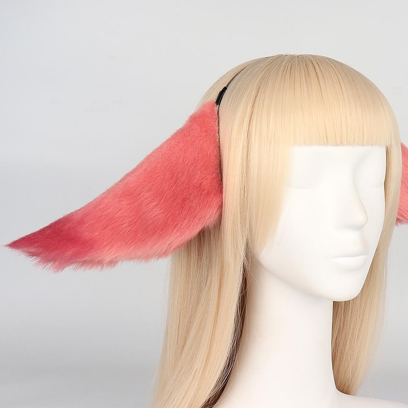 Yae Miko Handmade Genshin Impact Yae Miko Ears Animal Fox Rabbit Headwear Ears Genshin Impact Accessories Props Lolita Rabbit Ear Headband for Halloween Yae Miko Cosplay2