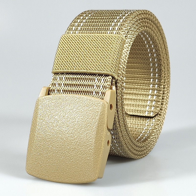 Men's Belt Tactical Belt Nylon Web Work Belt Black Yellow Knitted Fabric Military Army Linear Daily Wear Going out Weekend4