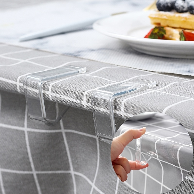 8Pcs Tablecloth Tables Useful Clips Holder Cloth Clamps Party Picnic Wedding Prom Multi-function Tablecloth Clip
