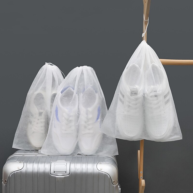 20Pcs Shoes Storage Bag Closet Shoe Organizer Non-Woven Travel Portable Bag Waterproof Pocket Clothing Classified Hanging Bags3
