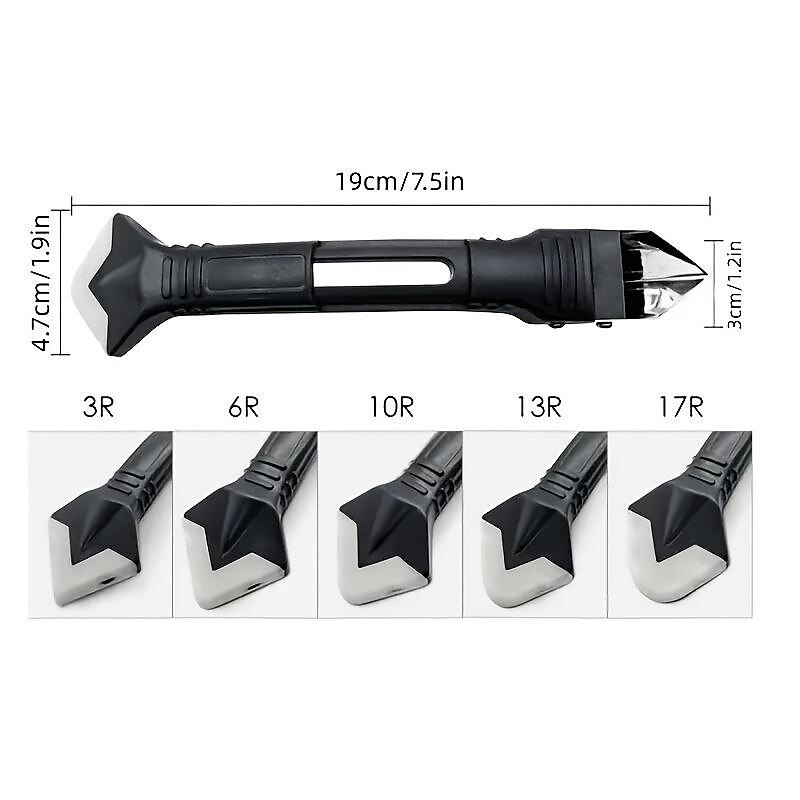 5 In 1 Caulk Remover Tools Kit, Grout Removal Tool, Sealant Finishing Tool, Glue Angle Scraper Tool For Window And Sink Renovations In Kitchens And Bathrooms3