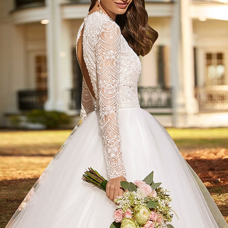 Reception Simple Wedding Dresses Wedding Dresses A-Line Sweetheart Strapless Ankle Length Lace Bridal Gowns With Pleats Solid Color dress to impress Fall Wedding4