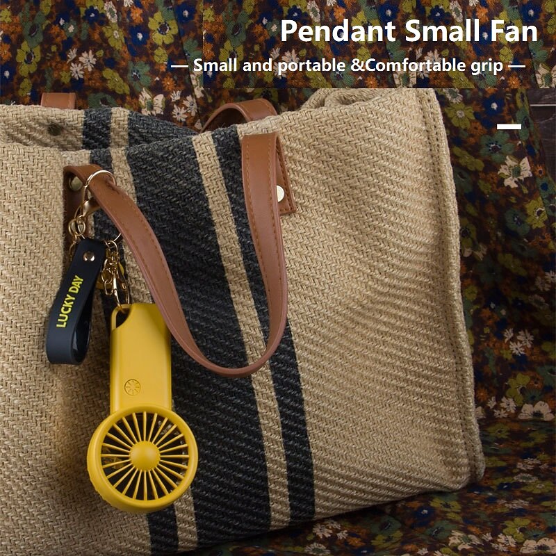 Quiet Mini Handheld Fan – USB Rechargeable 3-Speed Small Pocket Fan for Home, Office, and Outdoor Use2