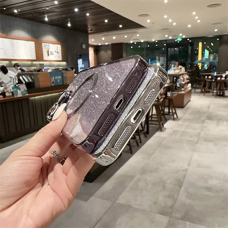 Phone Case For iPhone 15 14 Pro Max Plus 13 12 11 Pro Max Back Cover With Magsafe with Screen Protector TPU4