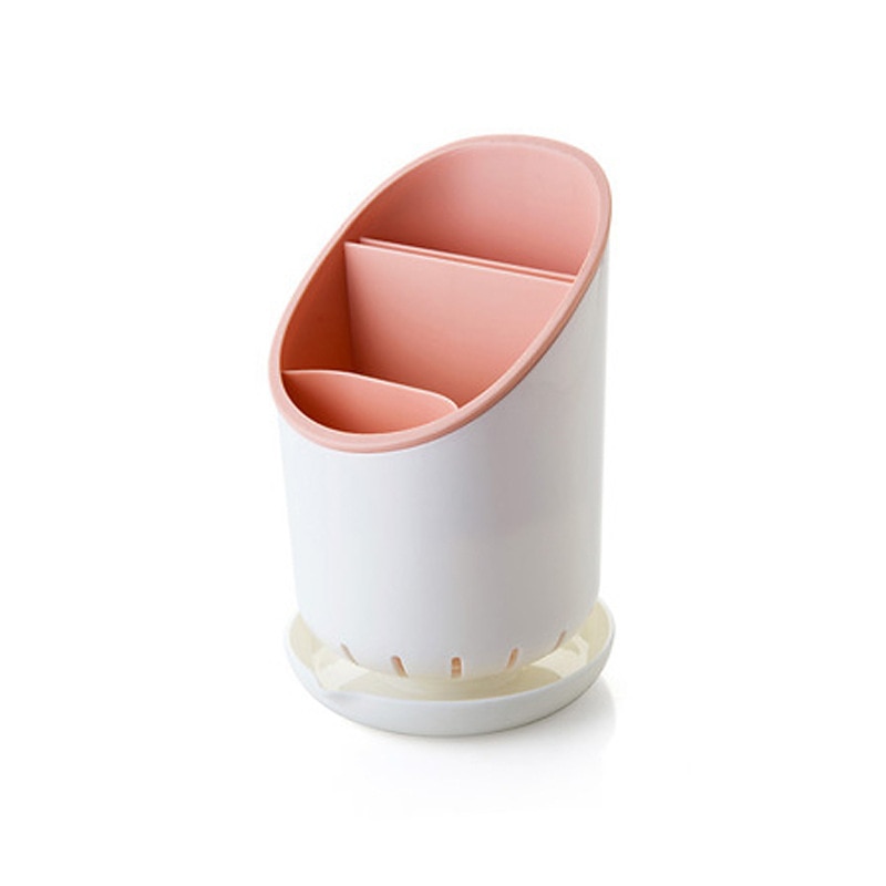 Utensil Holder Cutlery Drainer Kitchen Tableware Storage Bucket Plastic Chopstick Spoon Storage Rack Detachable Kitchen Tools3