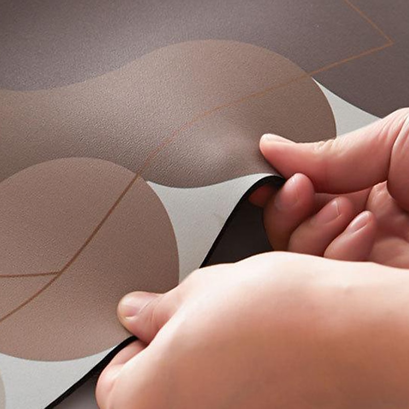 Diatomaceous Earth Bath Mat Non-slip Arcute Marble Pattern Super Absorbent Toilet Door Quick-Drying Foot Mat Entry Door Mat Non-Slip Mat4