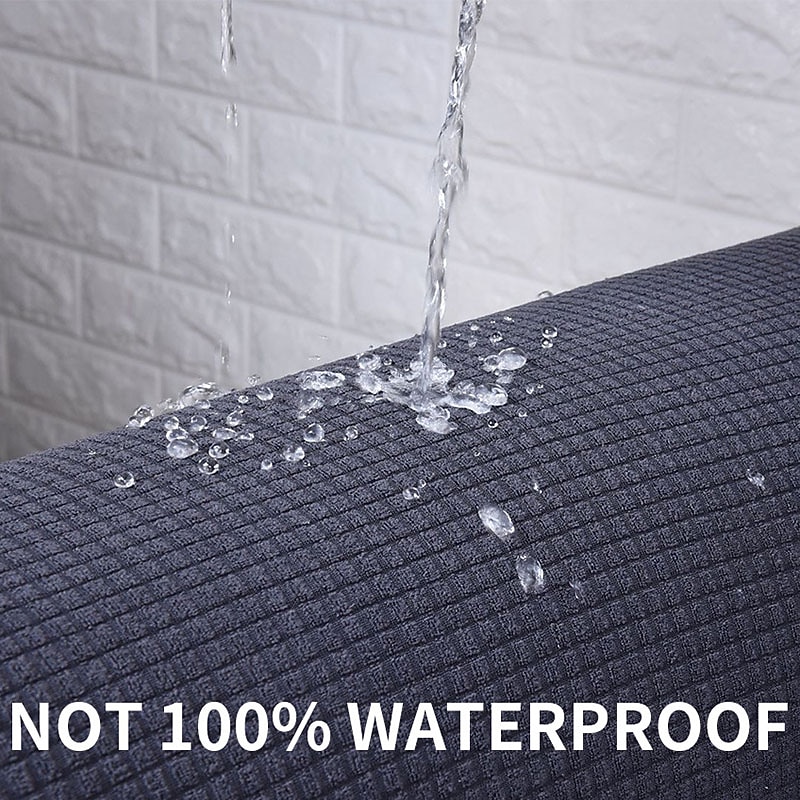 Waterproof Computer Office Chair Cover Stretch Rotating Gaming Seat Slipcover Elastic Corn Kernels Black Solid Color Soft Durable Washable4