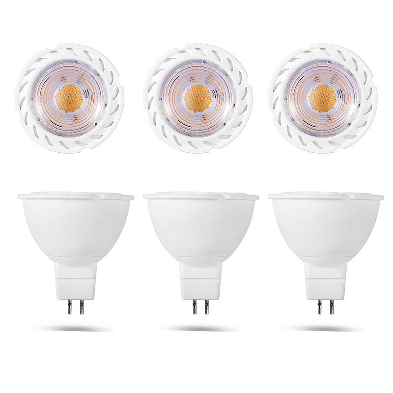 6pcs 8W Spotlights Track LED Bulbs Downlight Light Source Home Lighting Pendant Light Source MR16  AV/DC 12V