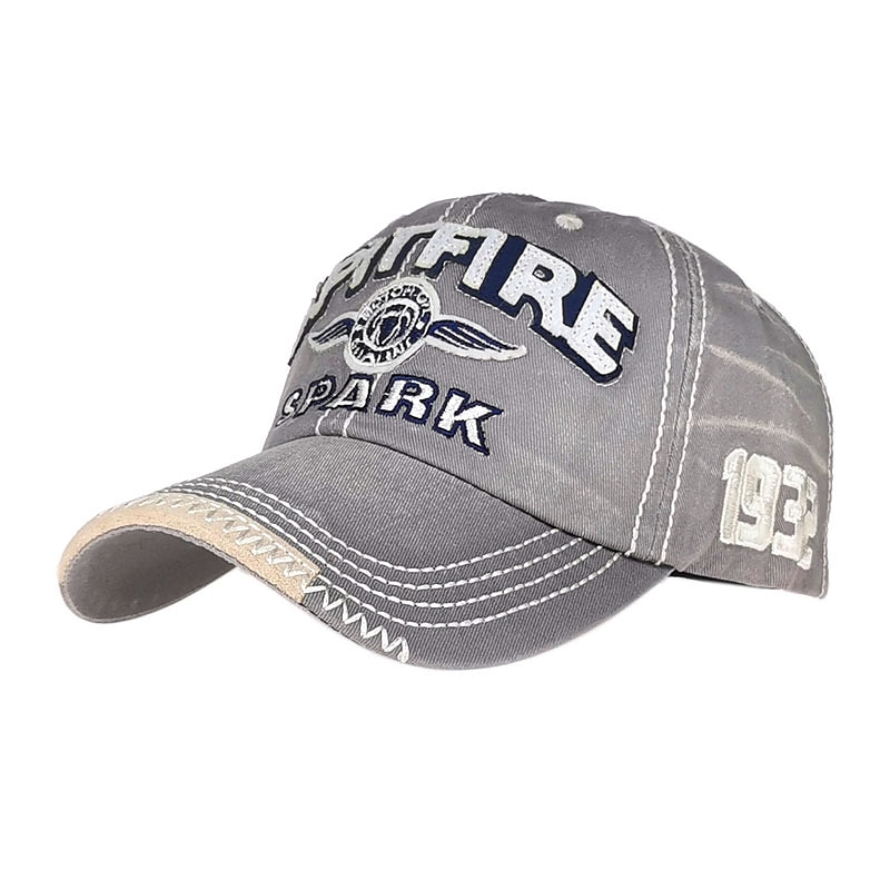 Unisex Baseball Cap Sun Hat Black Red Cotton Washed Travel Beach Outdoor Vacation Letter Adjustable Sunscreen Fashion3