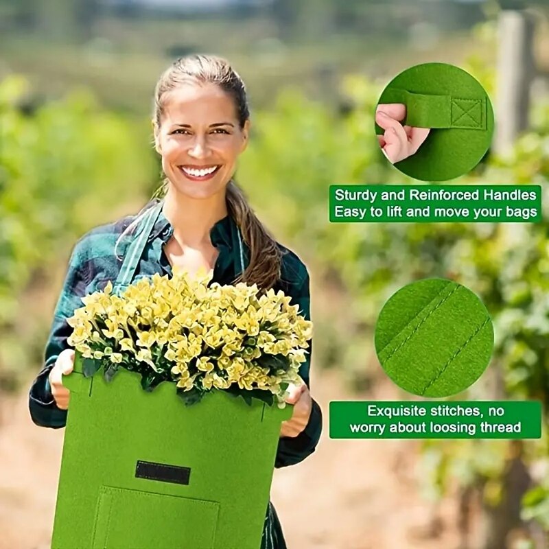 Plant Grow Bags Home Garden Potato Pot Greenhouse Vegetable Growing Bags Moisturizing Jardin Vertical Garden Bag Tools4