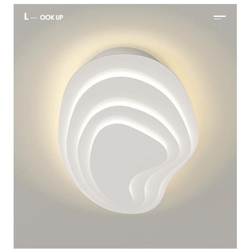 Modern Ceiling Light Dimmable with Remote Contral 56cm Flush Mount Ceiling Lamp Acrylic Lampshade Chandelier Bedroom Living Room4