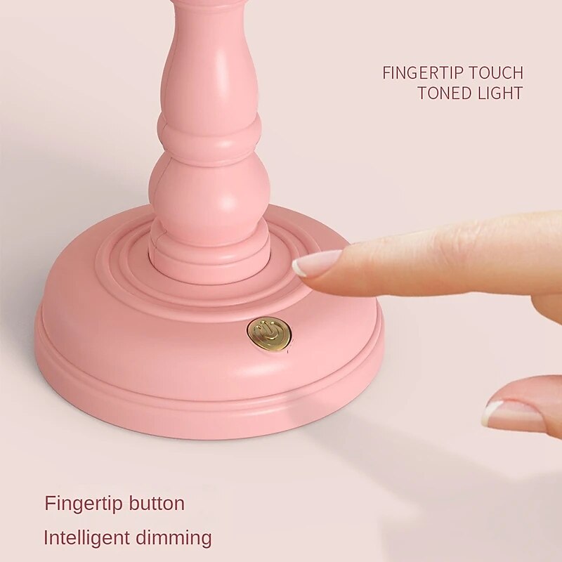 Chargable LED Light Lighthouse Shape Mini Retro Eye-Protection Table Night Lamp Led Desk Lamp For Home Bed Side 3 Color Dimmable4