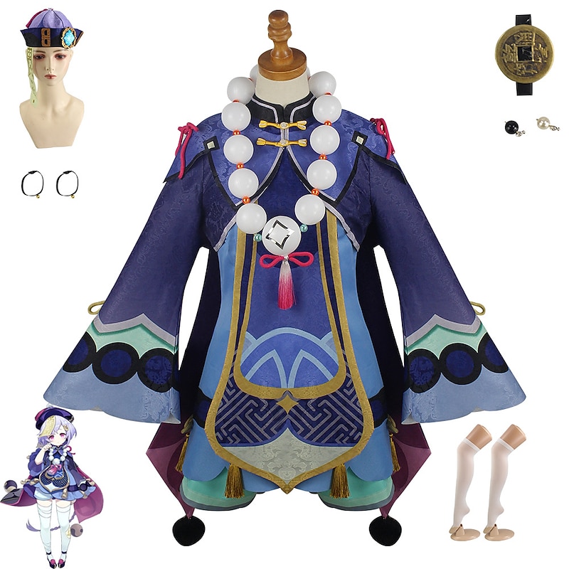 Genshin Impact Cosplay Anime Cosplay Costume Outfits Cosplay Suits Wig Costume For Women's Adults'