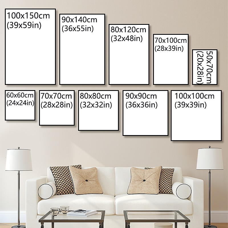 100% Handmade Hand Painted Oil Painting Wall Art On Canvas Modern Fashion Abstract Home Decoration Decor Rolled Canvas No Frame Unstretched2