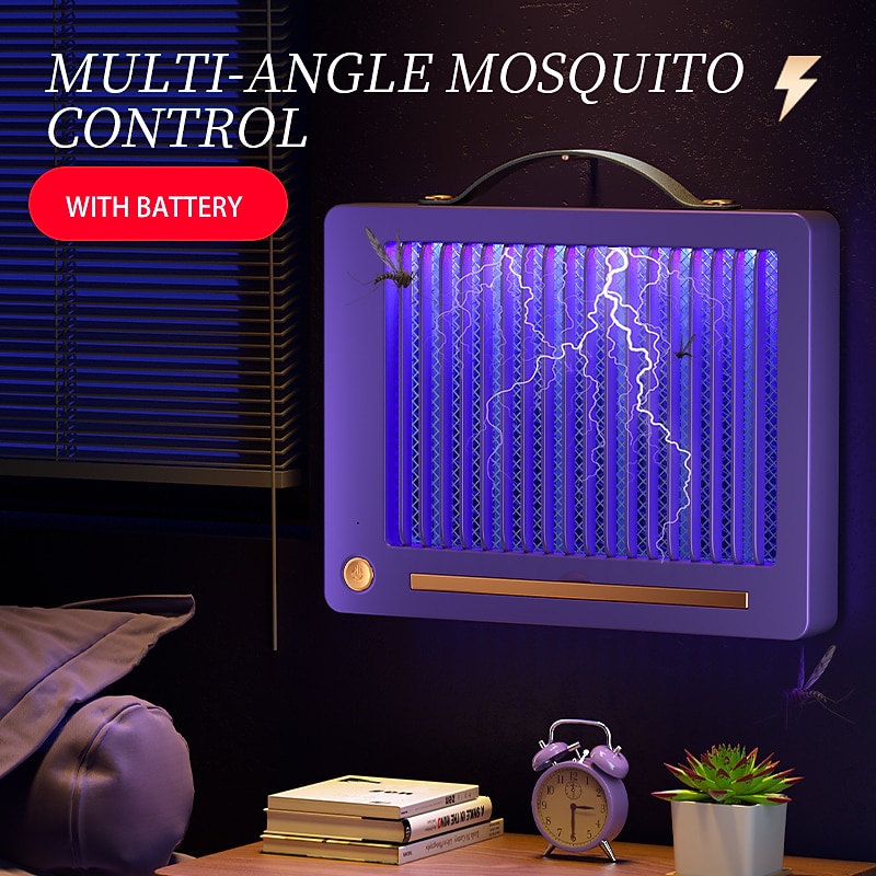 Indoor UV Bug Zapper 360 Degree Mosquito Insect Killer for Moth Wasp Fly Use in Bedroom Kitchen Office Restaurant USB Power Supply3
