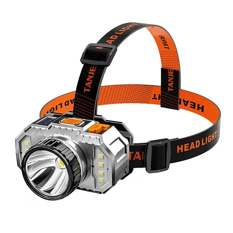 cross-border mini small headlight outdoor night fishing miner's lamp led head-mounted flashlight waterproof usb rechargeable strong light headlight4