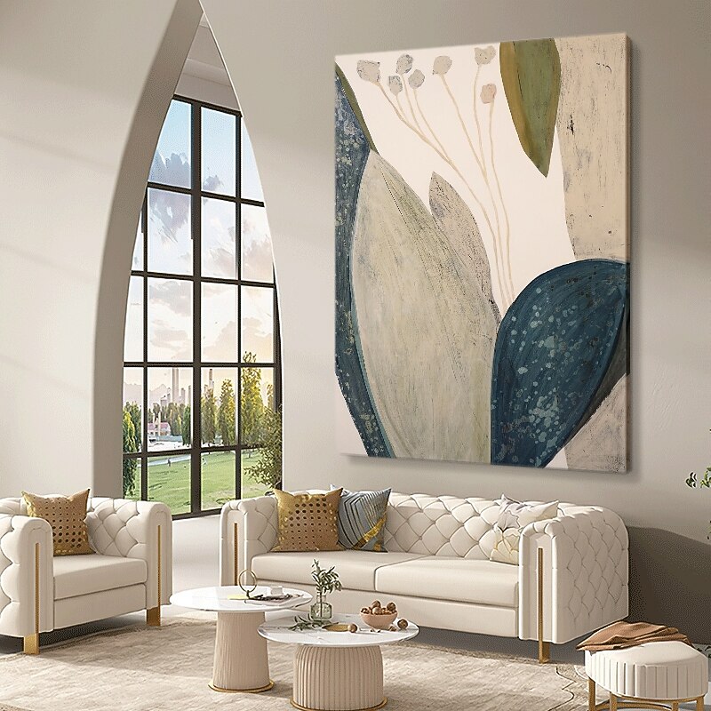 Handmade Hand Painted Oil Painting Wall Modern Abstract Grey Canvas Painting Home Decoration Decor Rolled Canvas Painting4