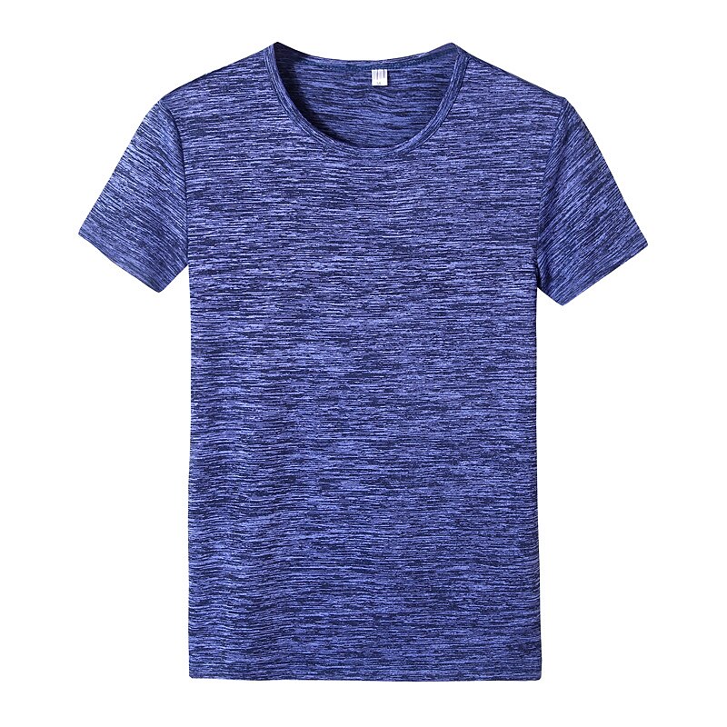 Men's T Shirt Moisture Wicking Shirts Short Sleeve Crew Neck Spring & Summer Plain Fashion Designer Casual Street Holiday Beach Drak Gray Blue Red Top Tee for Men4