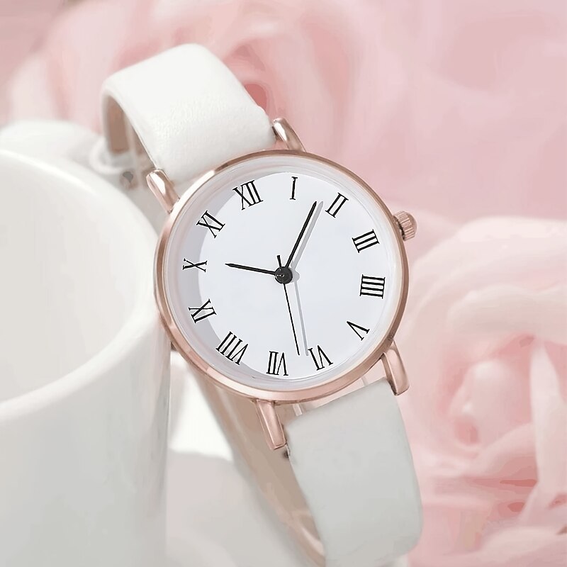 3 In 1 Women Quartz Watch Bracelet Set Fancy Women Leather Strap Watches Jewelry Sophisticated Women Wristwatches Casual Dress Clock4