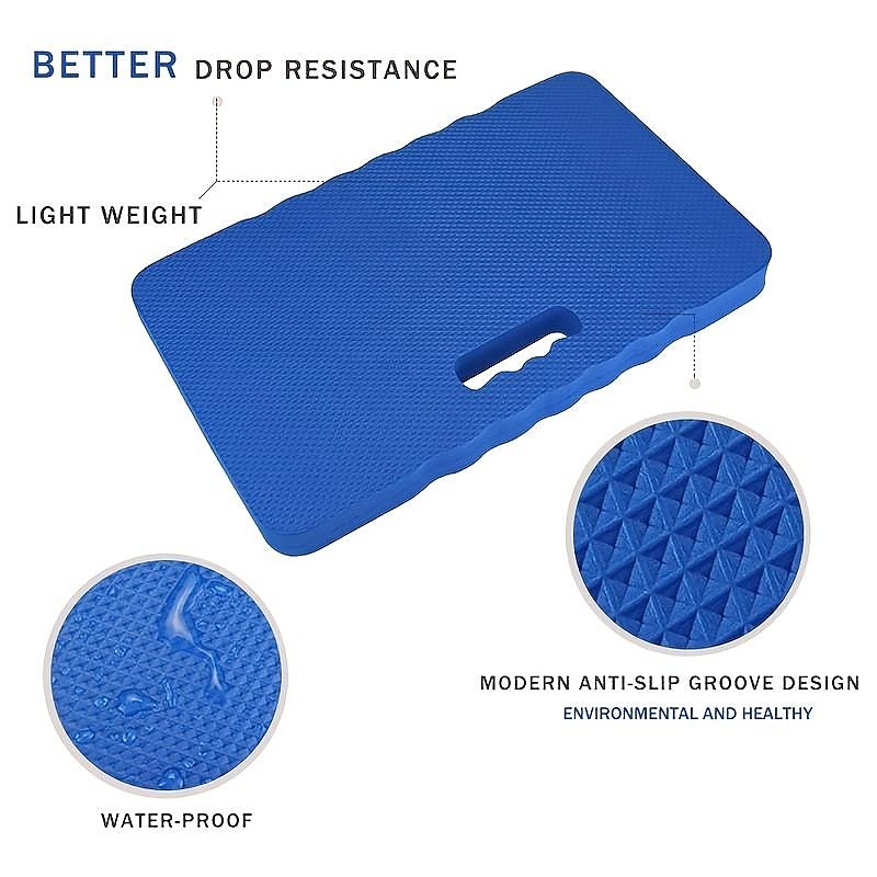 Thick Kneeling Pad, Garden Kneeler For Gardening, Bath Kneeler For Baby Bath, Kneeling Mat For Exercise &amp; Yoga, Knee Pad For Work, Floor Foam Pad(46*28*4cm)3