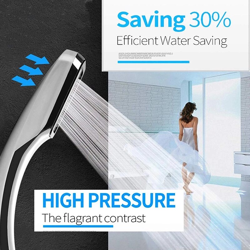 Contemporary Hand Shower Electroplated Feature - Multi - mode, Shower Head3