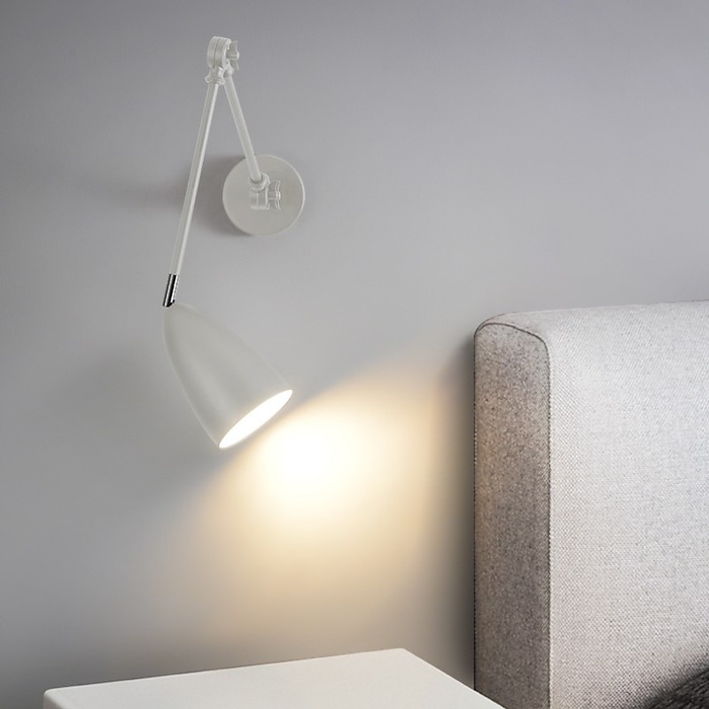 LED Wall Sconce Indoor Swing Arm Lights Waterproof Warm White 5W IP20 Creative Bedroom Living Room Aisle Lighting 110-240V3