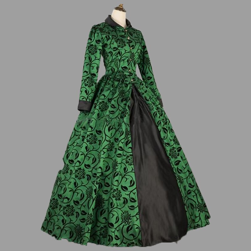 Rococo Victorian Vintage Dress Ball Gown Prom Dress Maria Antonietta Fancy Dress Women's Royal Masquerade Carnival Party Halloween Adults' Dress3