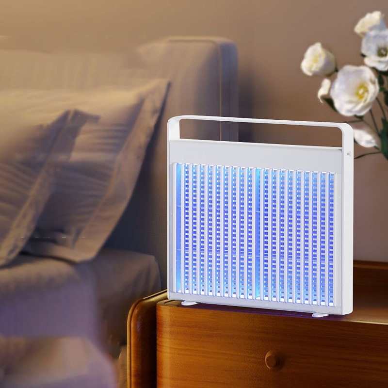 USB Rechargeable Electric Mosquito Killer Lamp - UV Light Black Light Insect Trap & Bug Zapper for Home & Office2