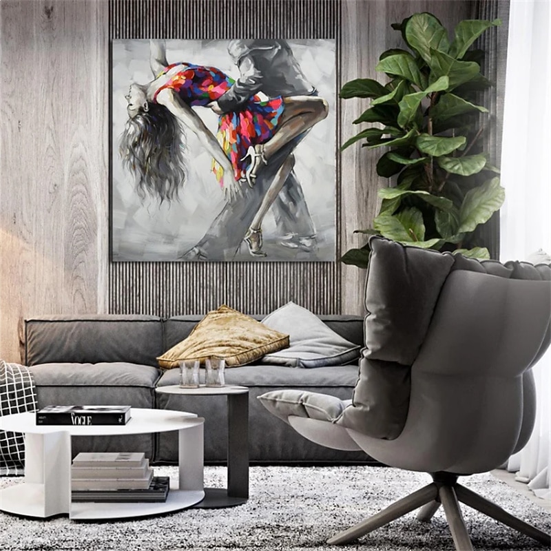 Tango Dancing Oil Painting Naked Sexy Woman Ballet Dancer Body Nude Oil Painting On Canvas Rolled Without Frame4