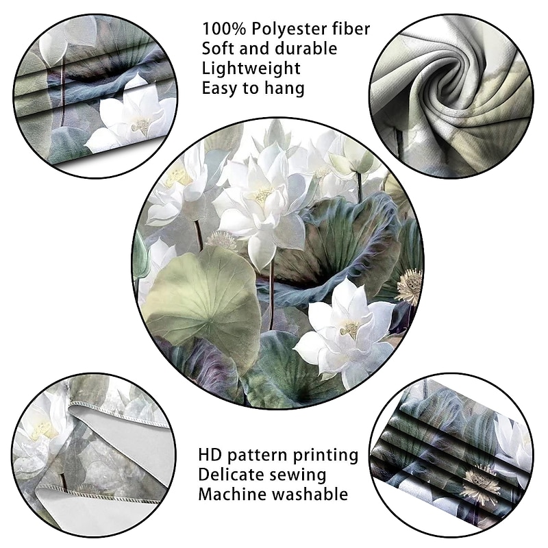 Painting Lotus Flower Hanging Tapestry Wall Art Large Tapestry Mural Decor Photograph Backdrop Blanket Curtain Home Bedroom Living Room Decoration2