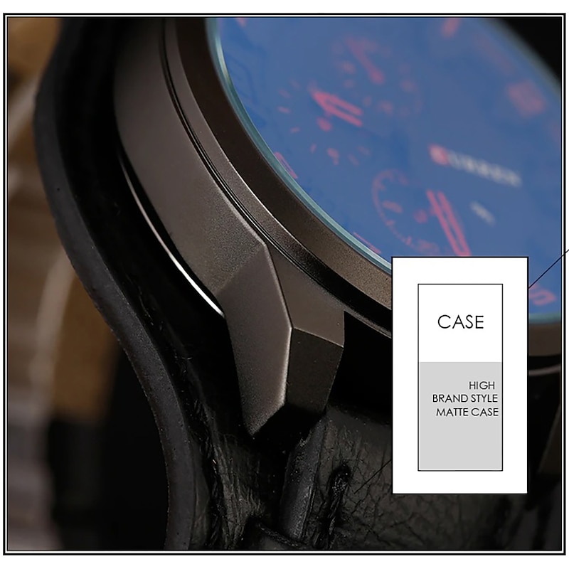 CURREN Men's Watches Top Brand Luxury Fashion&Casual Business Quartz Watch Date Waterproof Leather Strap Wristwatch Relogio Masculino4