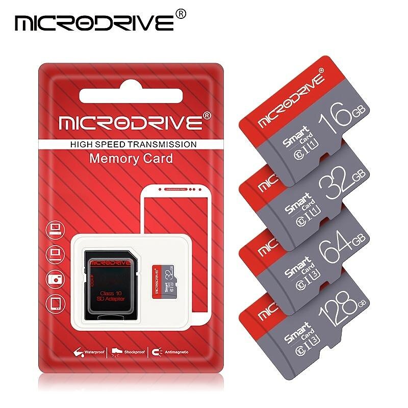 Microdrive Brand Memory Card 32GB 64GB 128GB 256GB SDXC/SDHC Mini Sd Card Class 10 TF Flash Mini Sd Card For Smartphone/camera