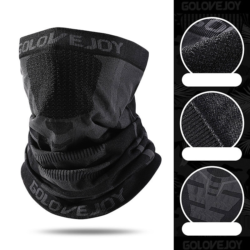 Men's 1 PCS Face Mask Fleece Neck Neck Gaiter Windproof Warm Mask Streetwear Outdoor