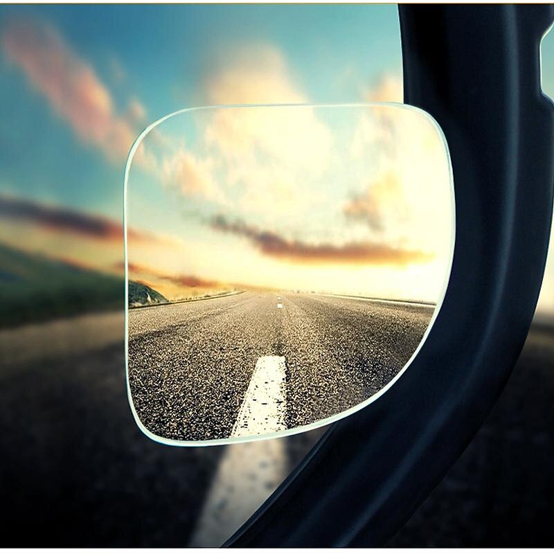 2pcs Car Frameless Blind Spot Mirrors - 360° Wide Angle, Universal Fit for Enhanced Safety3