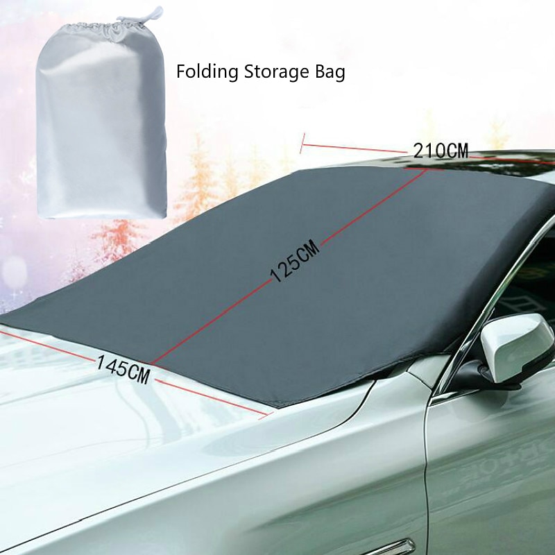 Automobile Magnetic Sunshade Cover Car Windshield Sun Shade Waterproof Protector Cover Car Front Windscreen Cover Four Seasons4