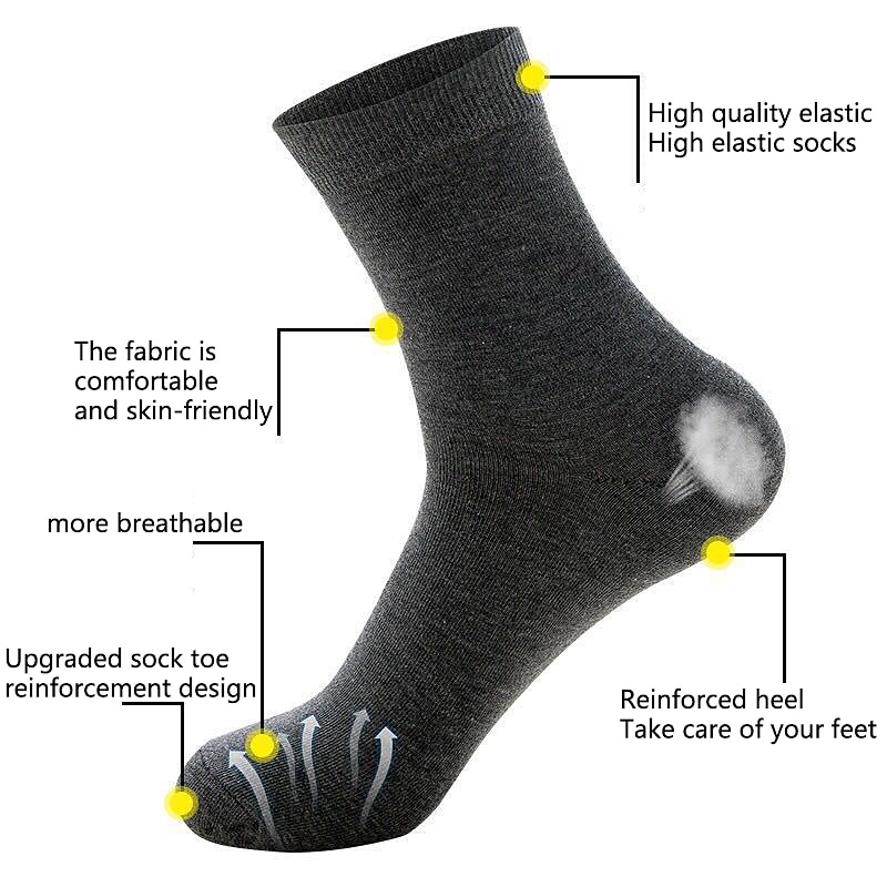 5 Pairs Of Black And White Gray Socks Four Seasons Solid Color Short Tube Invisible Low Socks Sweat-Absorbing4