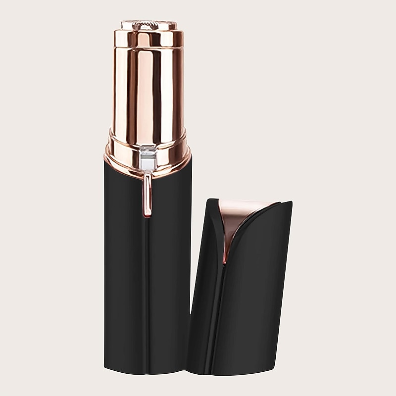 Facial Hair Removal For Women Painless Hair Remover, Waterproof Shaver Razor Hair Remover With LED Light For Face Bikini Peach Fuzz Upper Mustache Lip Chin (Matte Black)4