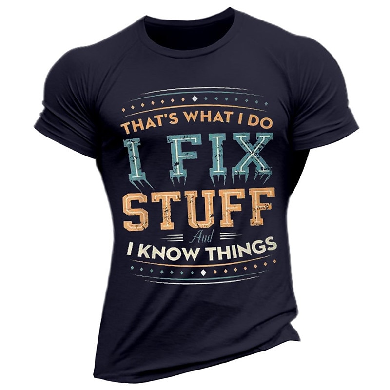 Men's Graphic Prints Letter Print Hobby T Shirt Graphic Tee Cotton Short Sleeves Graphic Shirt Wine Black White Comfortable Tee Vacation Street Fashion Designer Clothing4