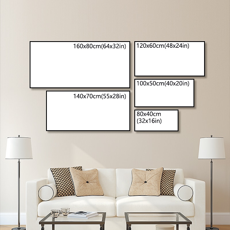 Oil Painting Handmade Hand Painted Wall Art Abstract Plant Floral Green Forest Home Decoration Decor Rolled Canvas No Frame Unstretched2