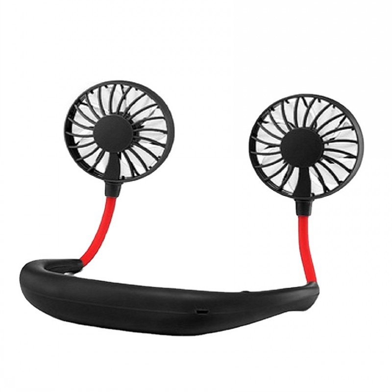Neck Hanging Fan Portable USB Mini Lazy Fan Headset Neck Hanging Small Fan USB Charging Band Aromatherapy Neck Hanging Fan2