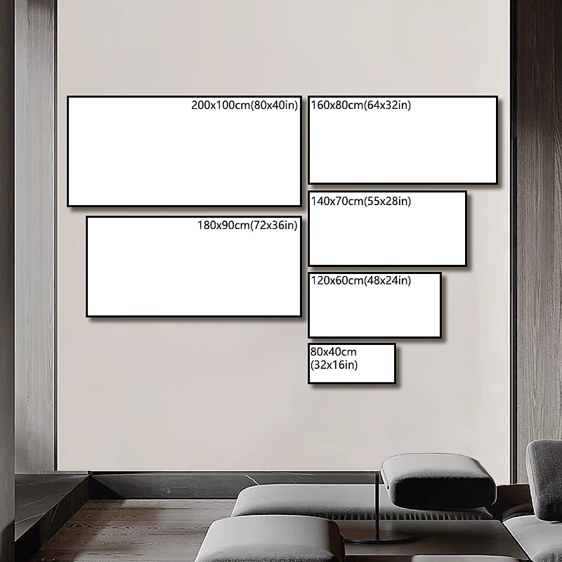 Mintura Handmade Oil Painting On Canvas Wall Art Decoration Modern Abstract City Landscape Picture For Home Decor Rolled Frameless Unstretched Painting2