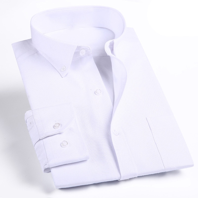 Men's Shirt Dress Shirt Oxford Shirt Plaid Wedding Office & Career Light Pink Light Blue Black White Short Sleeve Turndown Spring &  Fall Clothing Apparel Print4