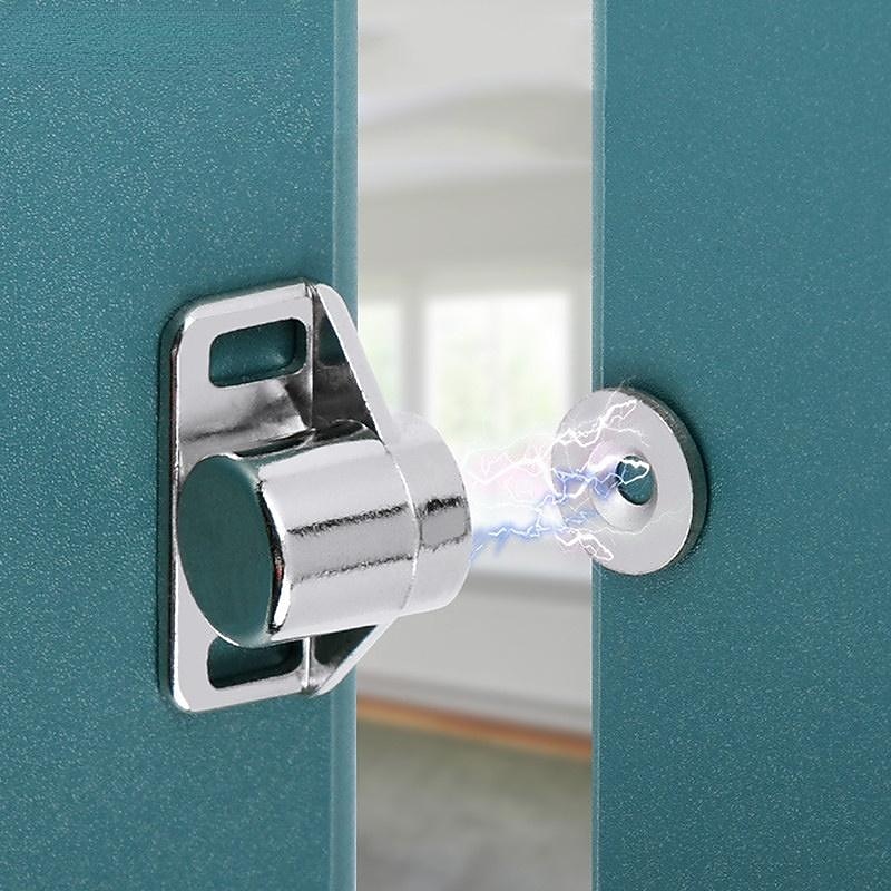 1 Set, Magnet Cabinet Door Catch, Magnetic Furniture Door Stopper, Strong Powerful Neodymium Magnets Latch Cabinet Catches Furniture Accessories