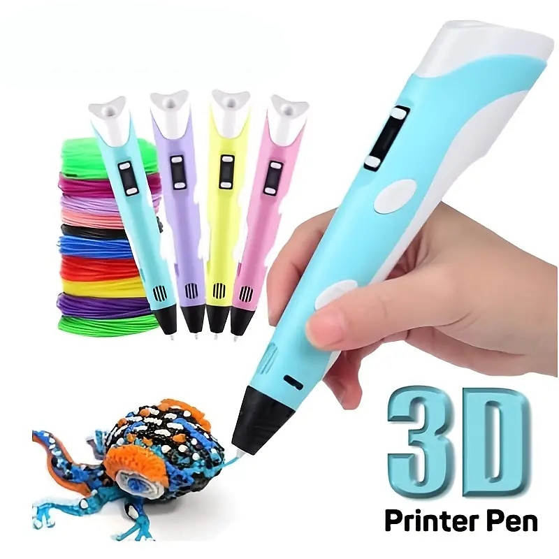 3D Pencil DIY 3D Printing Pen Making Graffiti PLA Wire Graphic Art Kids Toy Festival Birthday Gift for Christmas Gifts
