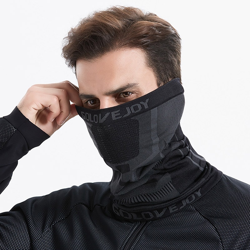 Men's 1 PCS Face Mask Fleece Neck Neck Gaiter Windproof Warm Mask Streetwear Outdoor4