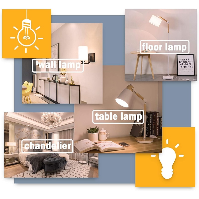 6pcs 3W LED Corn Light Bulb 400lm E14 E26 E27 56LEDs SMD 5730 Decorative Warm White Cold White 120W Incandescent Edison Equivalent2