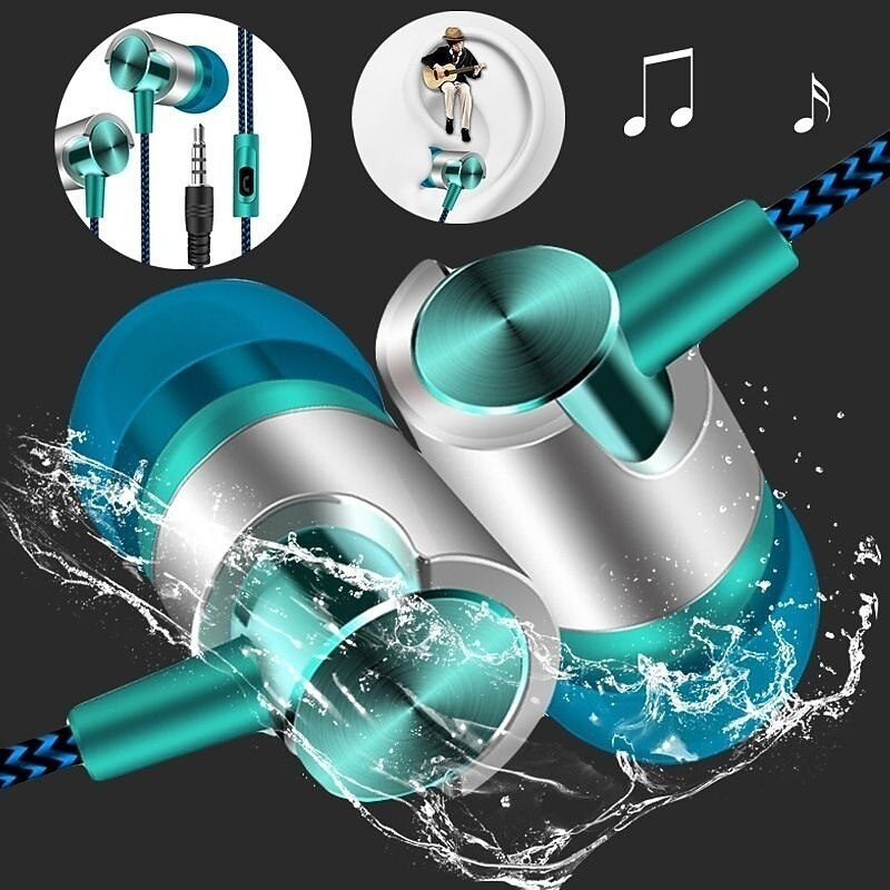 BX02 Wired In-ear Earphone In Ear Bluetooth5.0 Noise cancellation Ergonomic Design Stereo for Apple Samsung Huawei Xiaomi MI  Fitness Running Everyday Use Mobile Phone2