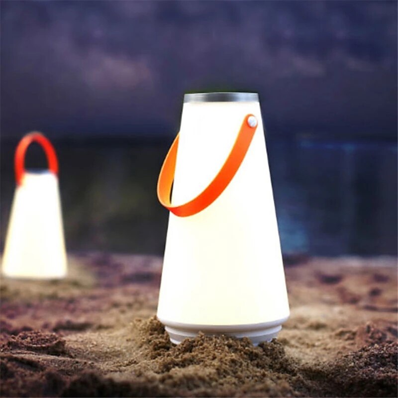 LED Camping Lights Portable LED Lantern Hanging Tent Lamp USB Touch Switch Rechargeable Night Light for Bedroom Living Room Camping light