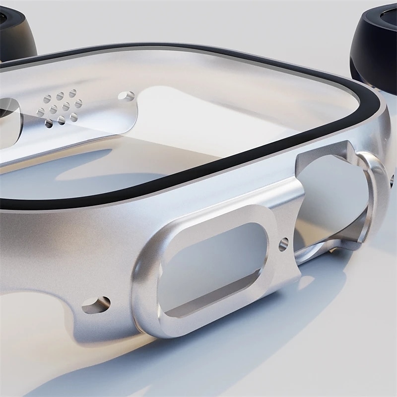 Watch Case with Screen Protector Compatible with Apple Watch Ultra 49mm / Series 8 7 41mm 45mm / Series 6 5 4 SE 40mm 44mm / Series 3 2 1 38mm 42mm Shockproof Hard PC Watch Cover4